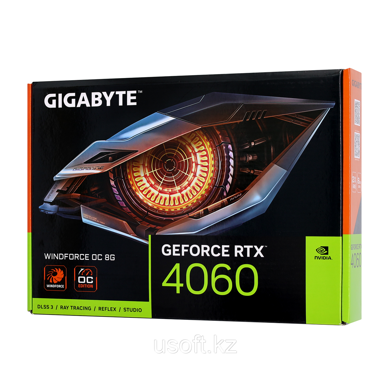 ВИДЕОКАРТА GIGABYTE GEFORCE RTX 4060 WINDFORCE OC, 8 GB