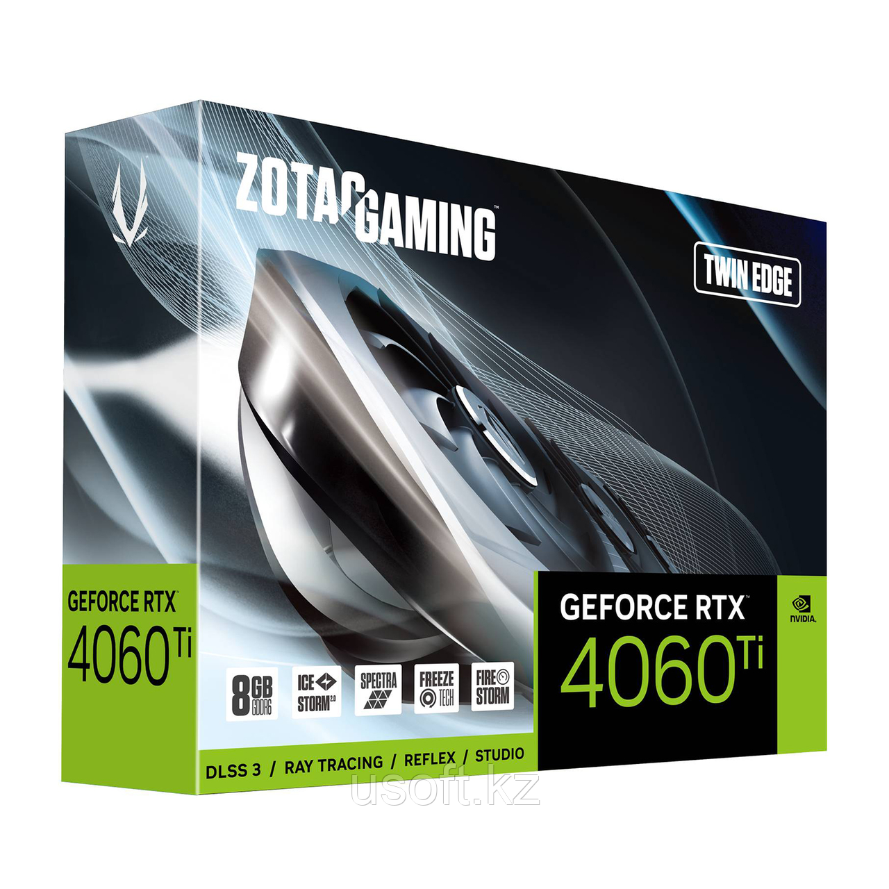 ВИДЕОКАРТА ZOTAC GAMING RTX 4060 TI TWIN EDGE ZT-D40610E-10M, 8 GB