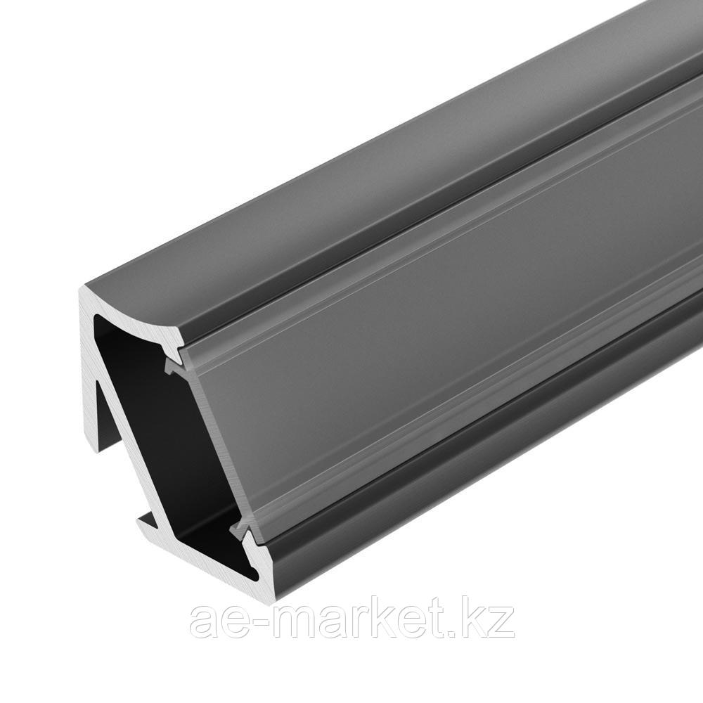 Профиль ALM-V60-2020 ANOD Black (Arlight, Алюминий)