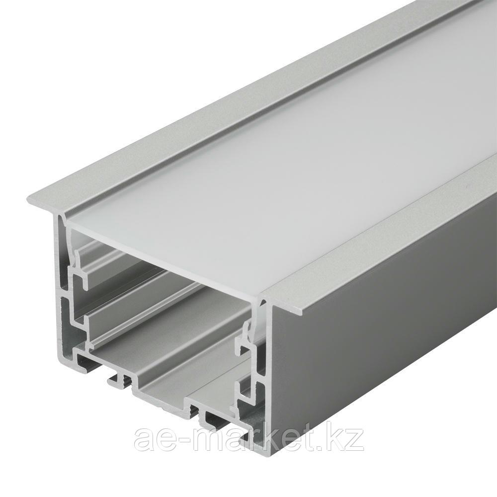 Профиль с экраном S2-LINIA69-F-2500 ANOD+OPAL (Arlight, Алюминий), фото 1