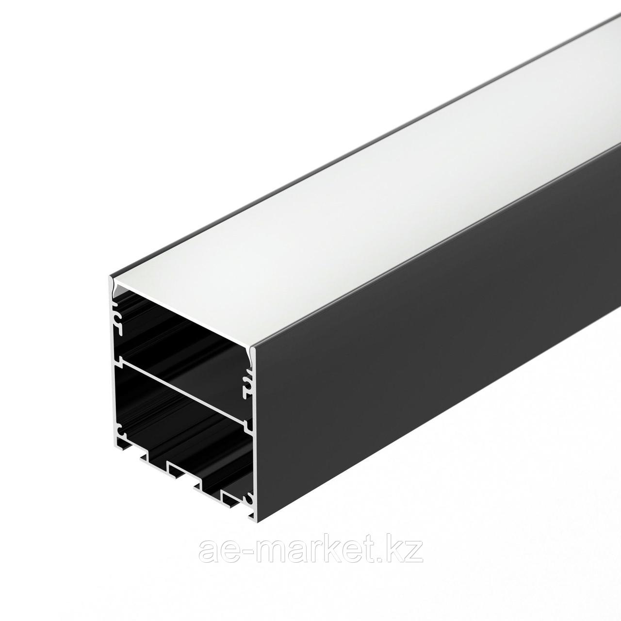Профиль LINE-S-5050-2000 BLACK (Arlight, Алюминий)