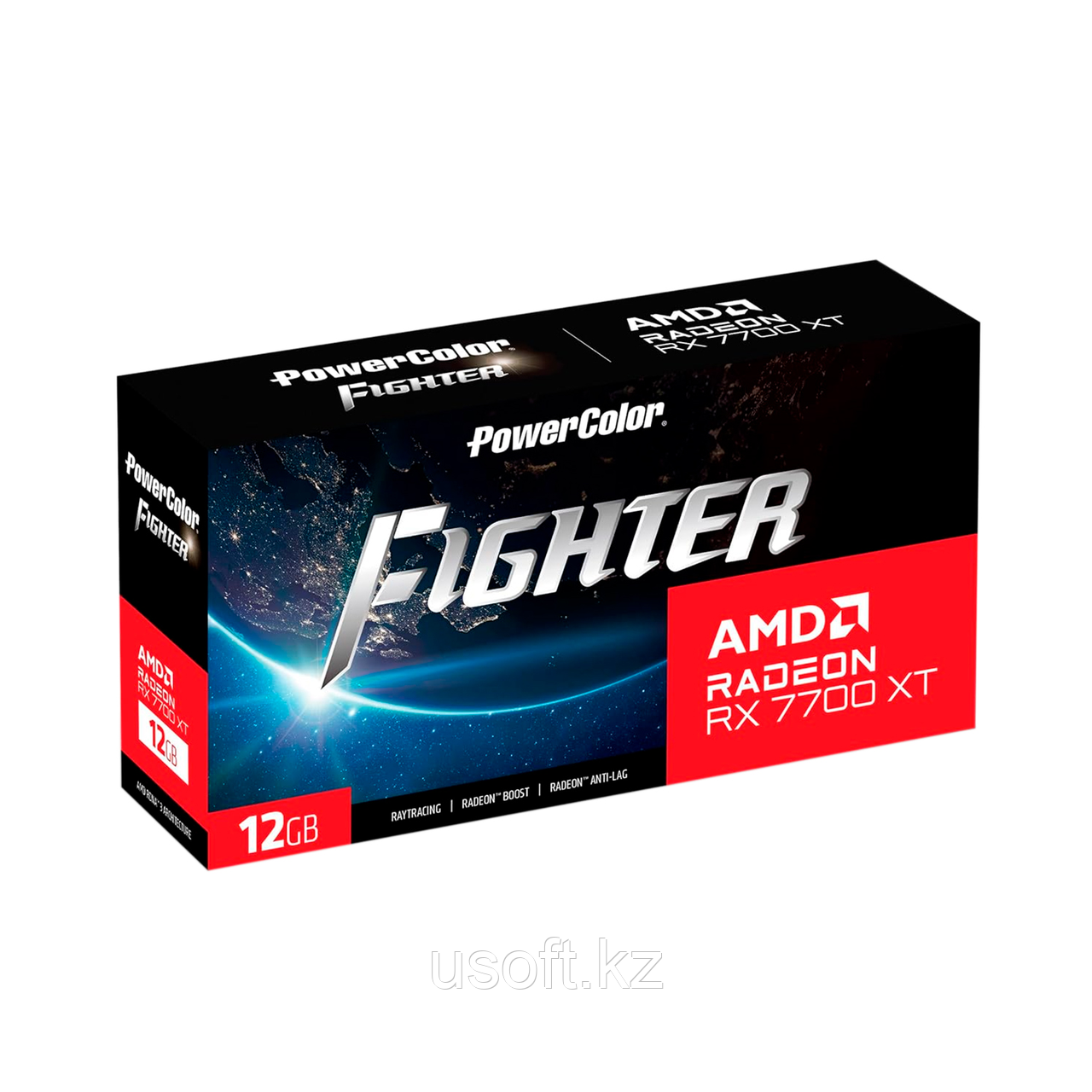 ВИДЕОКАРТА POWERCOLOR RX 7700 XT FIGHTER RX7700XT 12G-F/OC, 12 GB