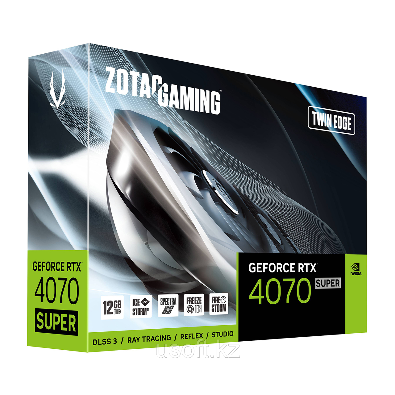 ВИДЕОКАРТА ZOTAC GAMING RTX 4070 SUPER TWIN EDGE ZT-D40720E-10M, 12 GB