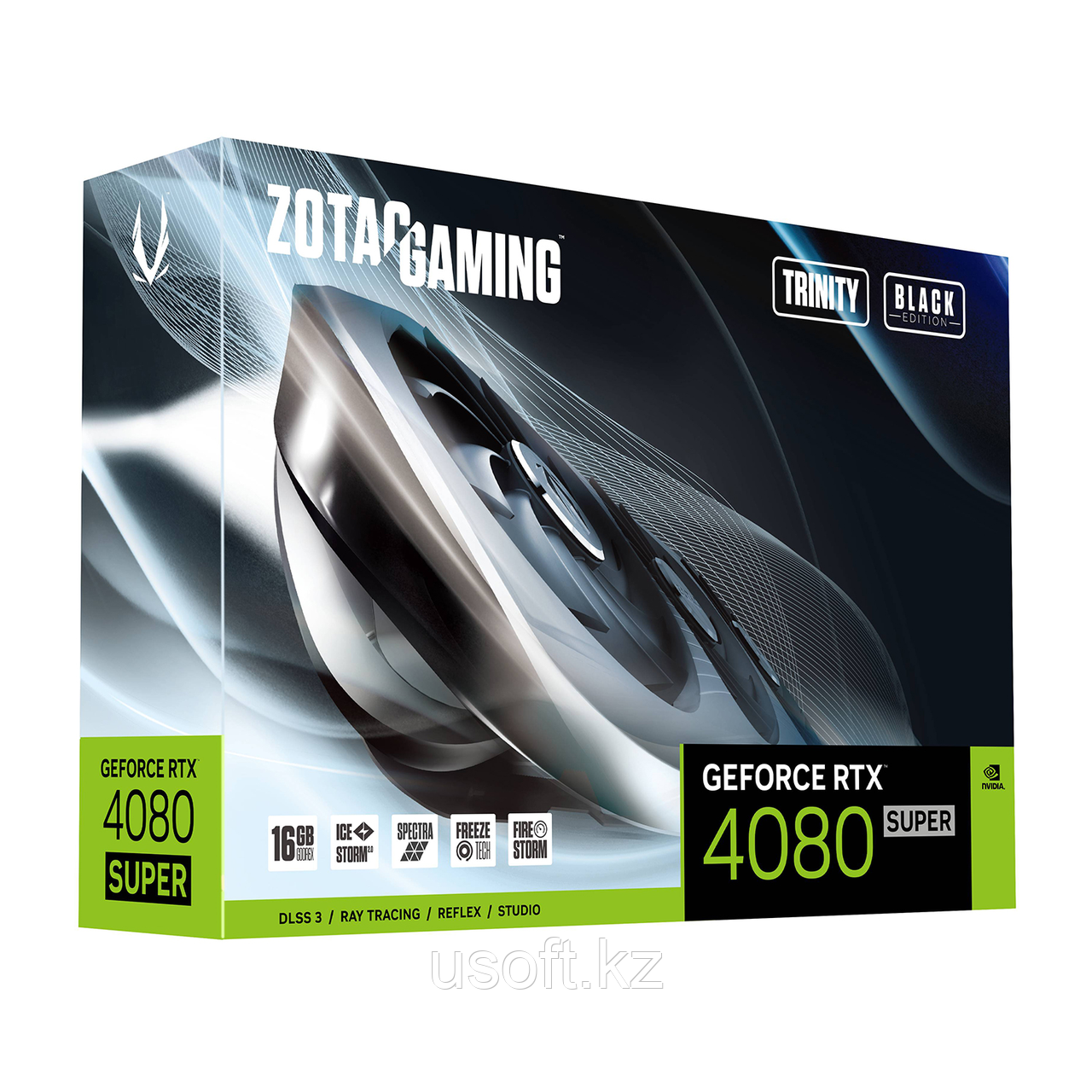 ВИДЕОКАРТА ZOTAC GAMING RTX 4080 SUPER TRINITY BLACK EDITION ZT-D40820D-10P 16 GB