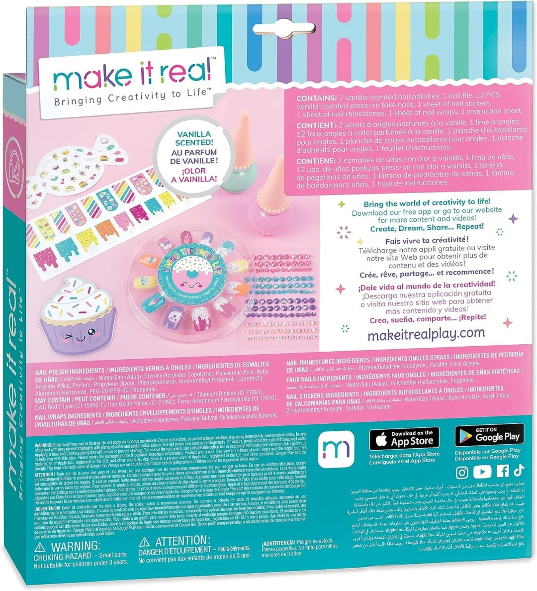 Набор для творчества Make It Real Nail Candy Cosmetic Set