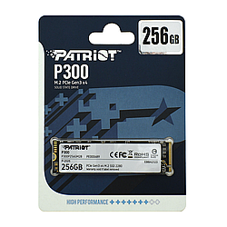 ТВЕРДОТЕЛЬНЫЙ НАКОПИТЕЛЬ SSD M.2 PCIE PATRIOT P300 P300P256GM28 256GB
