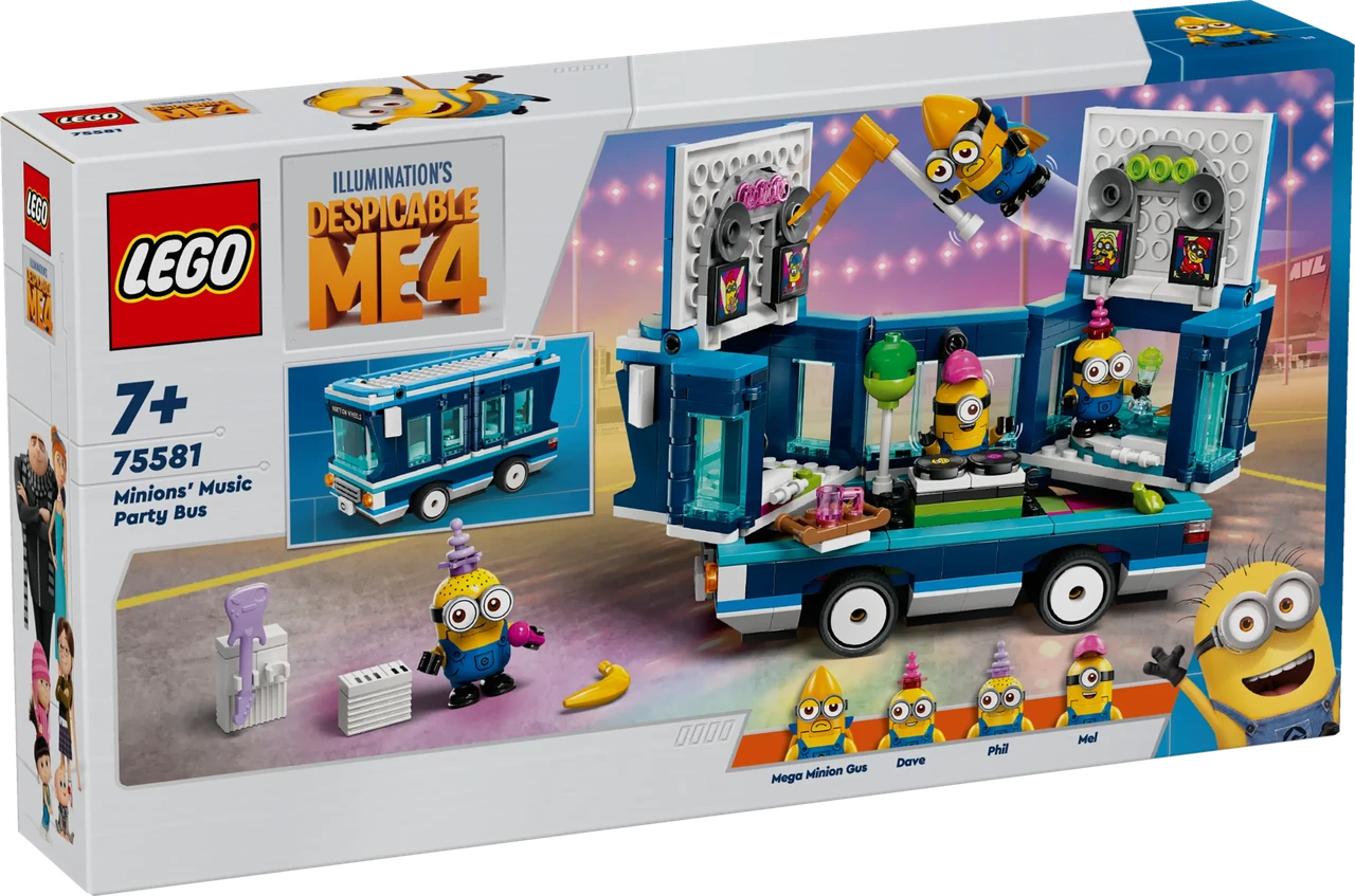 Lego Миньоны Музыкальный автобус Миньонов