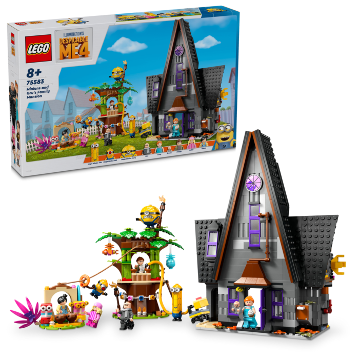 Lego Миньоны и фамильный особняк Грю