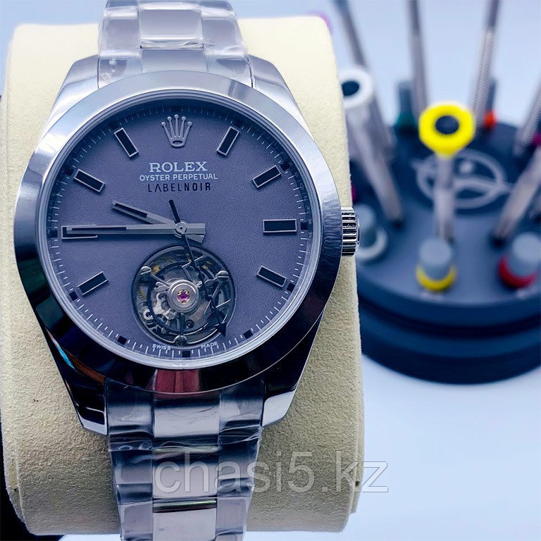 Мужские наручные часы Rolex Milgauss Label Noir Tourbillon - Дубликат (15905)