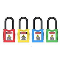 Диэлектрический блокировочный замок, нейлоновая дужка 38 мм Ø 6 мм Lockout/Tagout (LOTO)