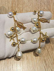 Серьги с жемчугом Майорка ( пр. Абая 141 )