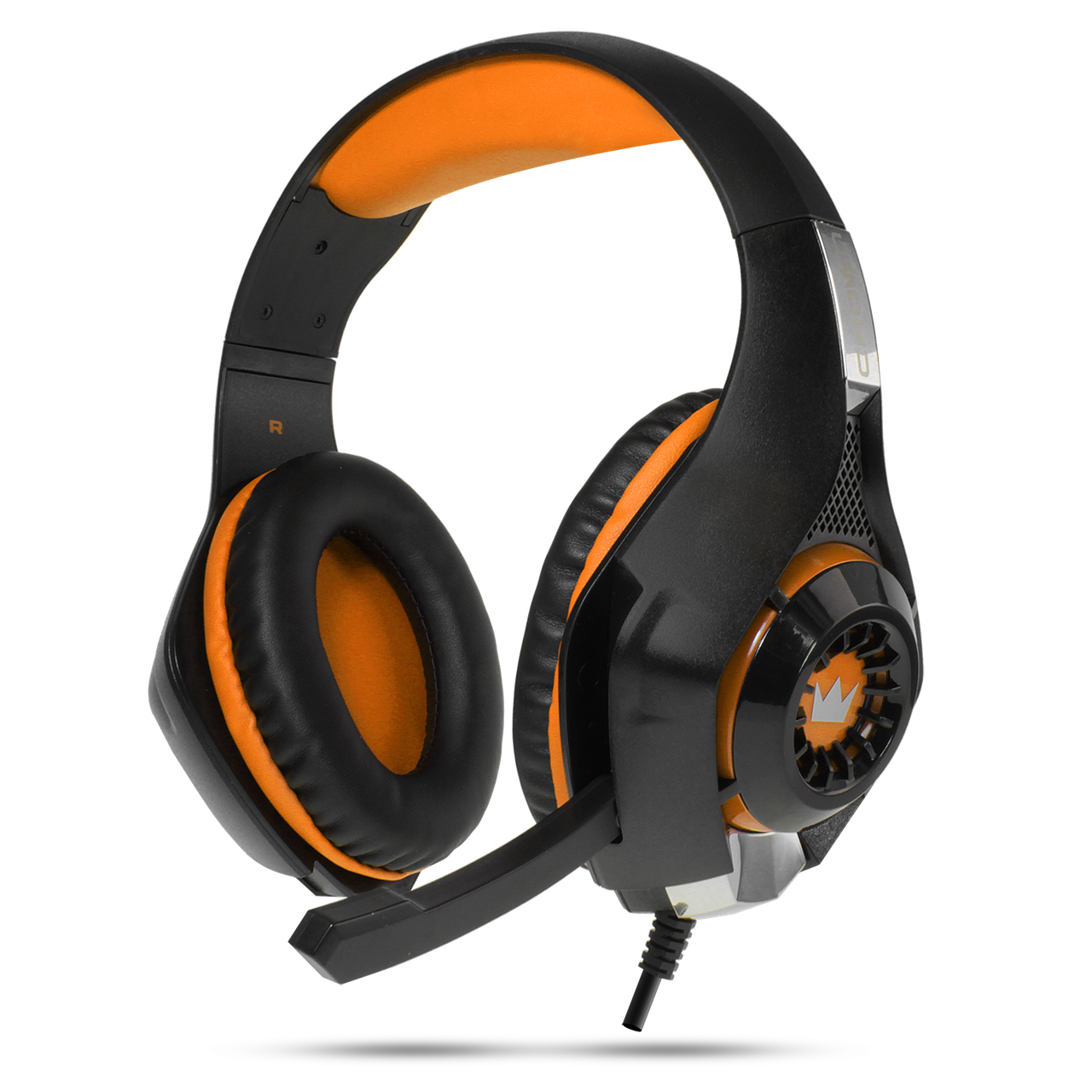 Гарнитура игровая Crown CMGH-101T Black&orange, фото 1