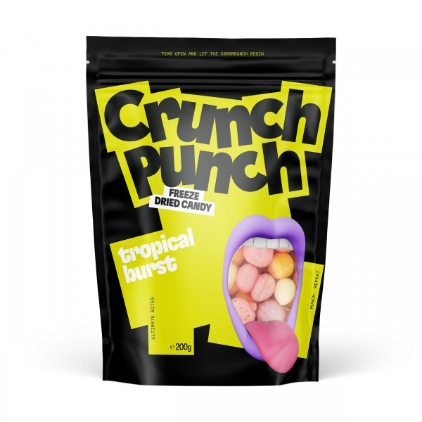 Конфеты мармеладные CRUNCH PUNCH "TROPICAL BURST" 200 гр /Германия/