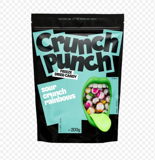 Конфеты мармеладные CRUNCH PUNCH "SOUR RAINBOWS" 200 гр /Германия/