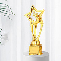 Кубок для награждения гимнастика для танцев 25 см золотая