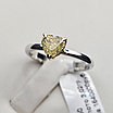 GIА Золотое кольцо 750 проба, бриллиант 1,02Сt Fan Yell /SI2 Excellent Cертификат GIA17.5 р., фото 3