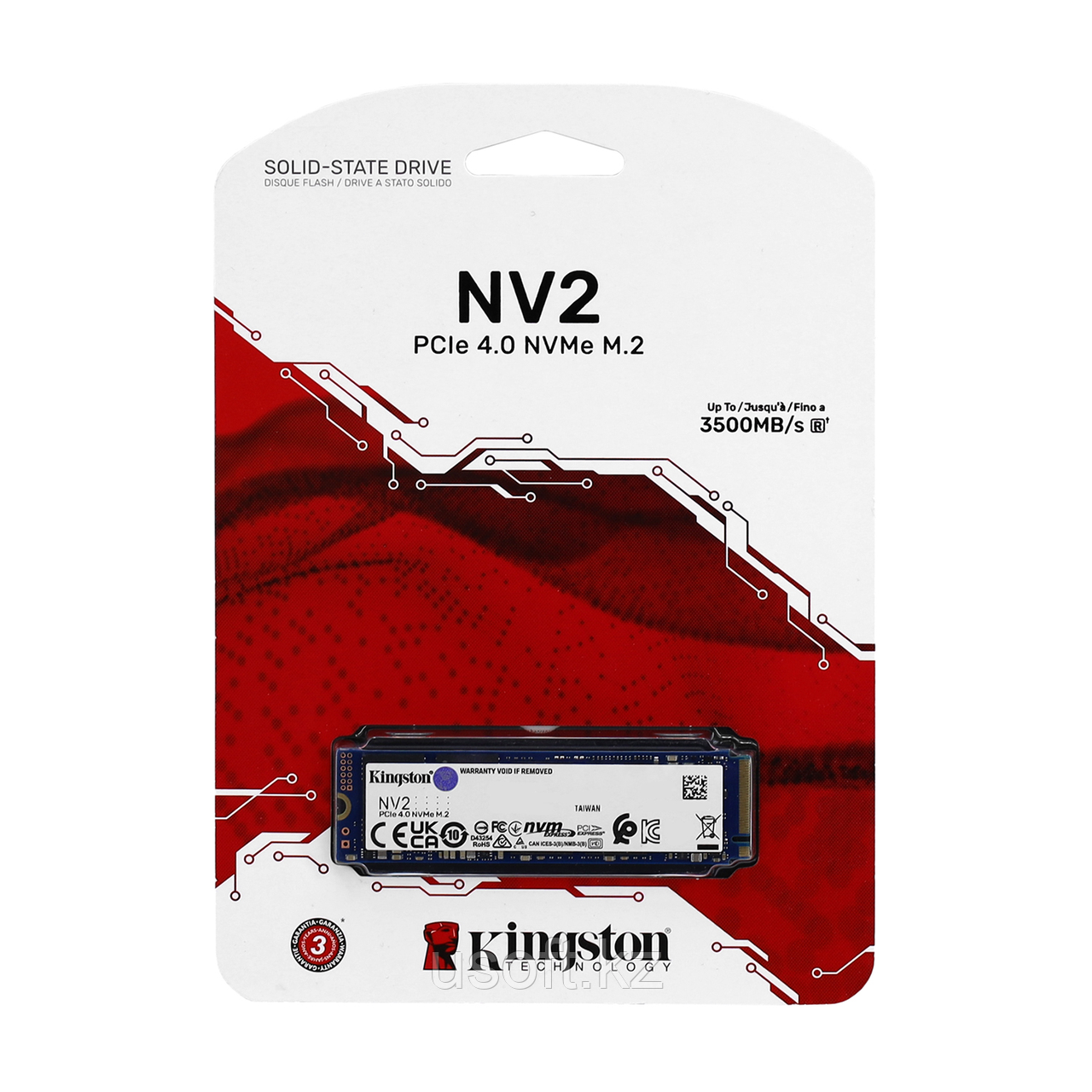 ТВЕРДОТЕЛЬНЫЙ НАКОПИТЕЛЬ SSD M.2 PCIE KINGSTON SNV2S 500GB