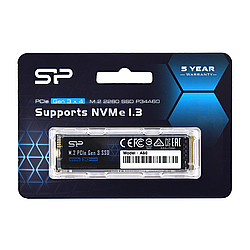 ТВЕРДОТЕЛЬНЫЙ НАКОПИТЕЛЬ SSD M.2 PCIE 512 GB SILICON POWER A60 SP512GBP34A60M28