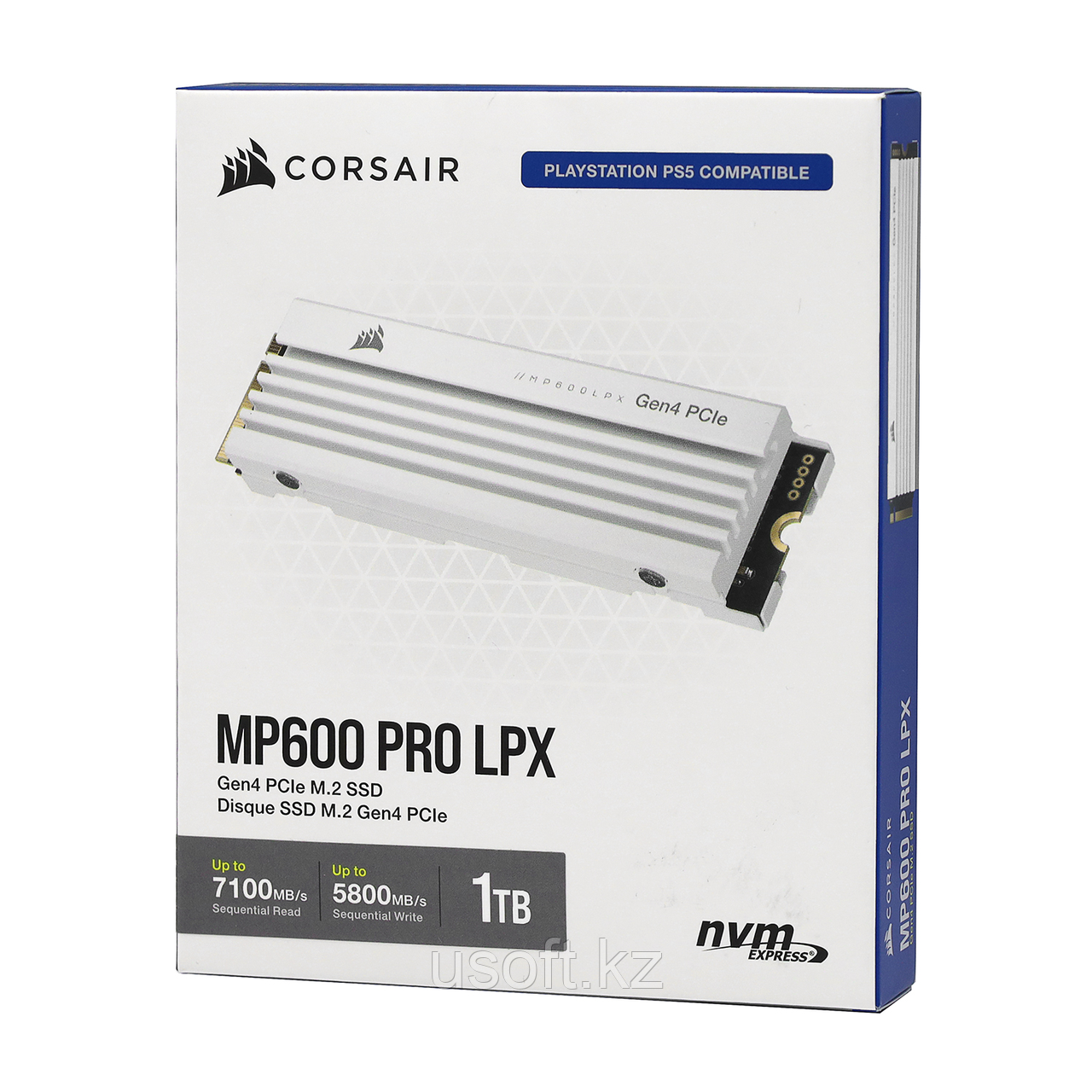 ТВЕРДОТЕЛЬНЫЙ НАКОПИТЕЛЬ SSD M.2 PCIE CORSAIR MP600 PRO LPX CSSD-F2000GBMP600PLPW 2 TB WHITE