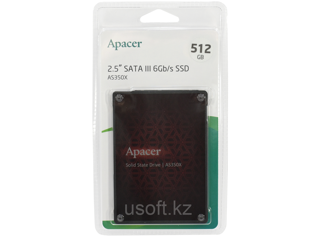 ТВЕРДОТЕЛЬНЫЙ НАКОПИТЕЛЬ SSD APACER PANTHER AS350X 512 GB, фото 1