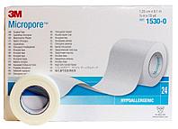 Медицинский пластырь 3М Micropore , белый, 1,25 см х 9,1 м, 24 рул/кор