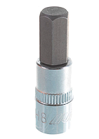 Насадка торцевая 1/4"DR с вставкой-битой шестигранной