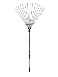 Грабли веерные раздвижные с алюминиевым черенком