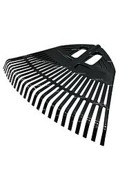 Грабли веерные пластмассовые 23 зуба "Гардения" черные