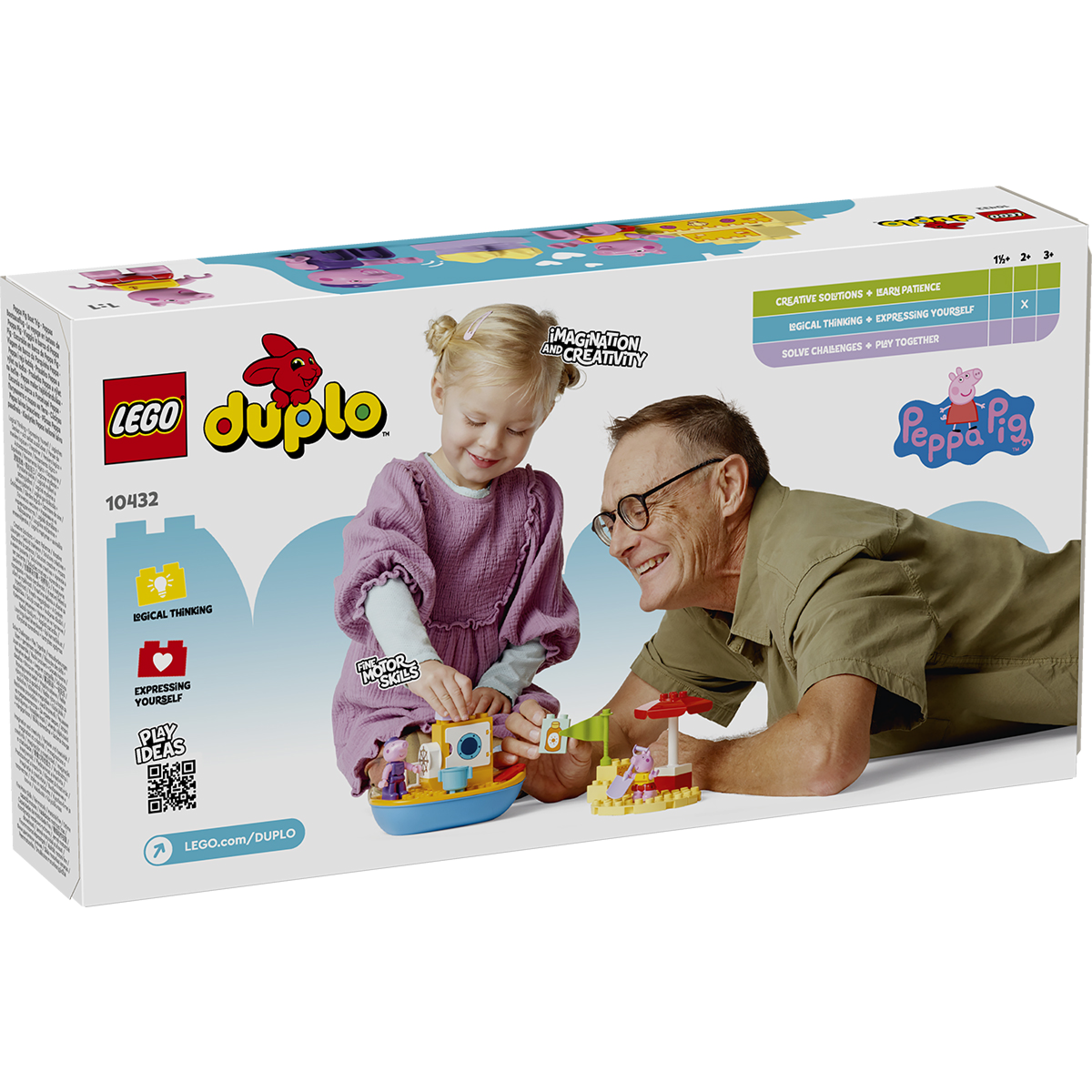 Lego Дупло Путешествие Свинки Пеппы на кораблике