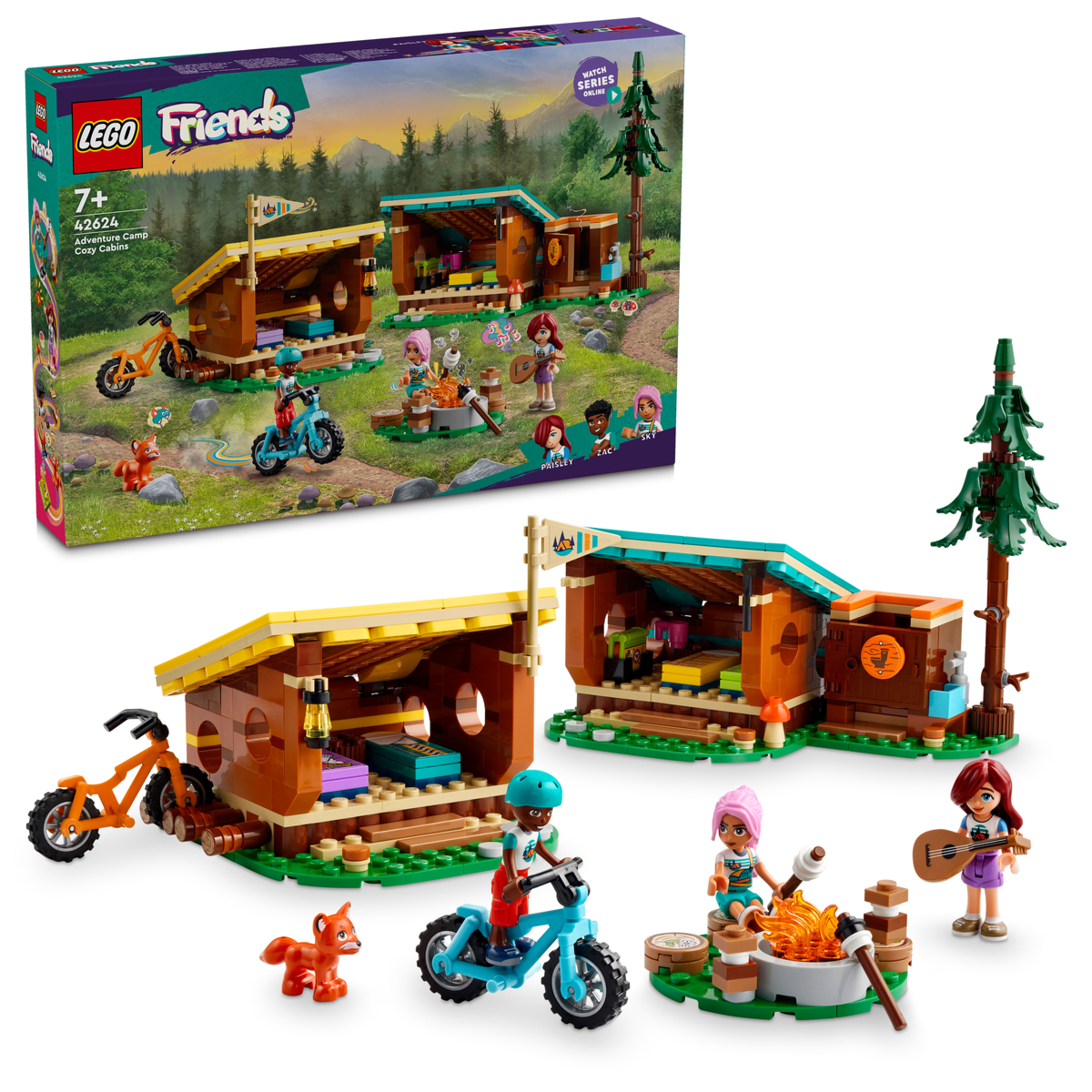 Lego Подружки Спортивный лагерь: уютные домики