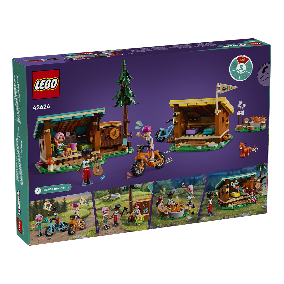 Lego Подружки Спортивный лагерь: уютные домики
