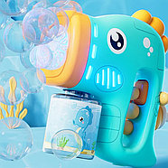 Помятая упаковка!!! H636 Генератор мыльных пузырей Морской конь (1 банка раствора) 16*15см, фото 3