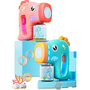 Помятая упаковка!!! H636 Генератор мыльных пузырей Морской конь (1 банка раствора) 16*15см, фото 4