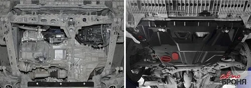 Увеличенная защита картера и кпп Toyota Auris 2006-2015, фото 3