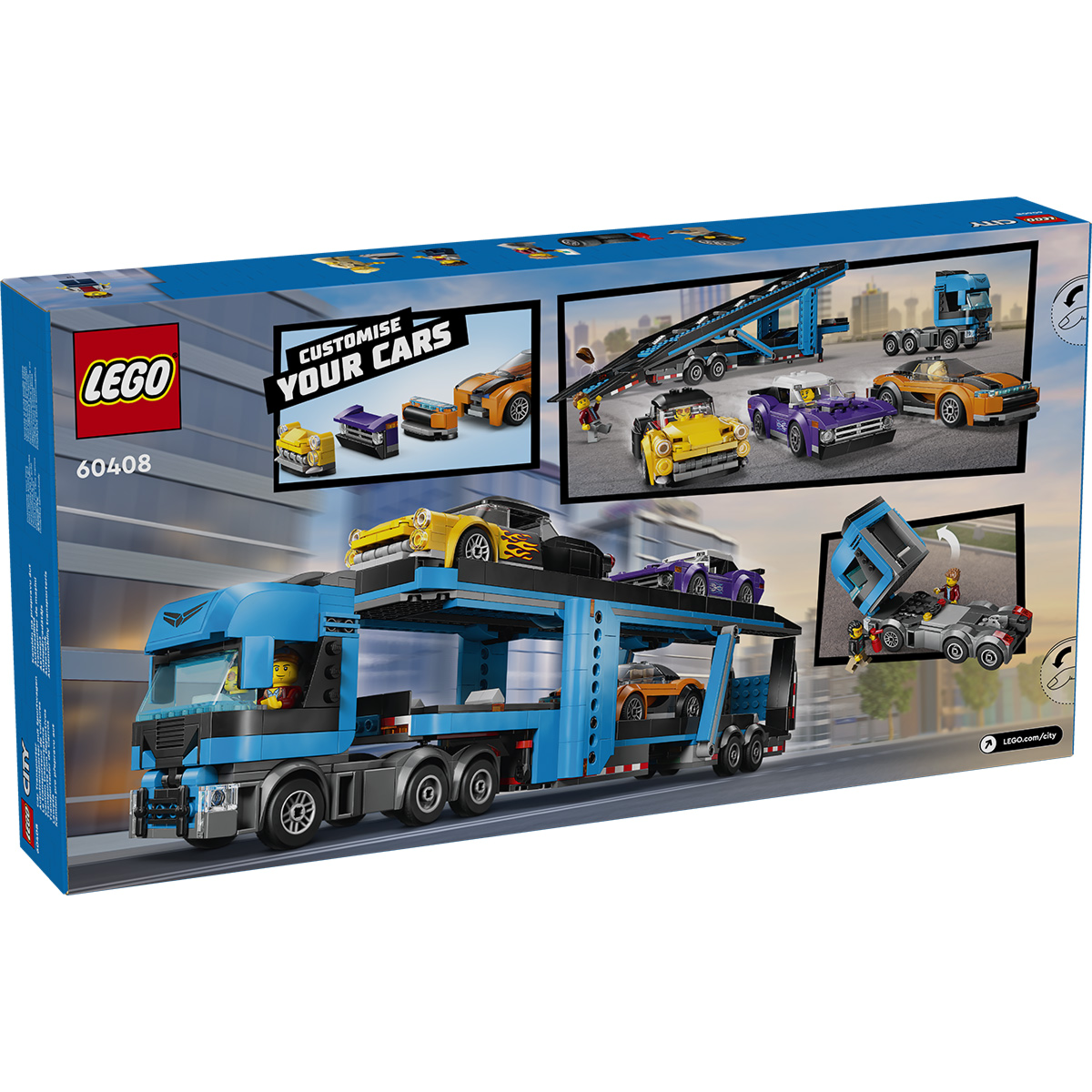Lego Город Автовоз со спортивными автомобилями