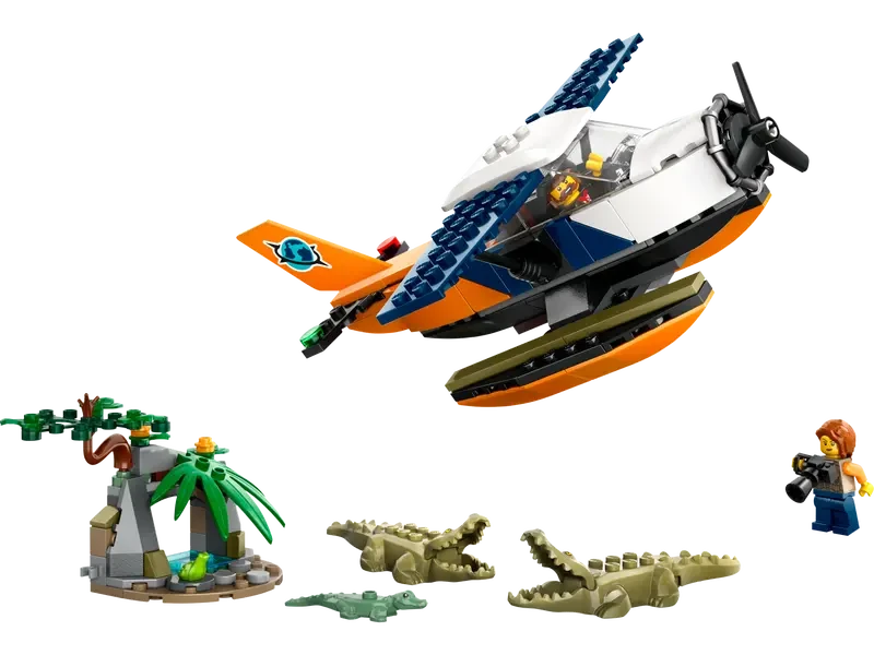 Lego Город Гидросамолет исследователя джунглей
