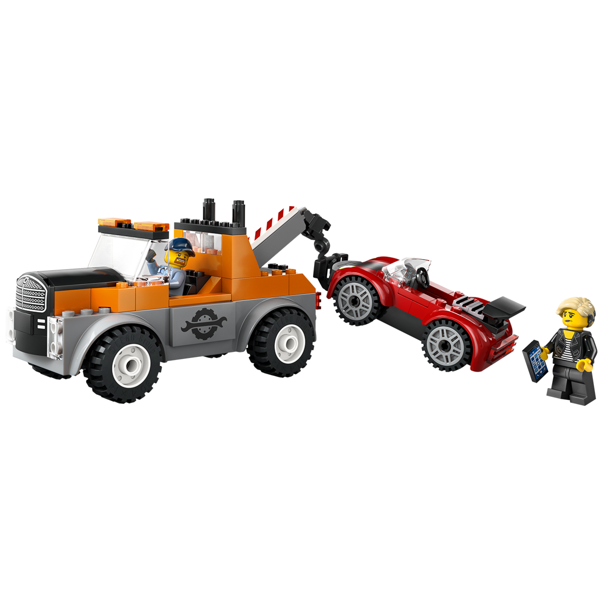 Lego Город Эвакуатор и ремонт спортивного автомобиля