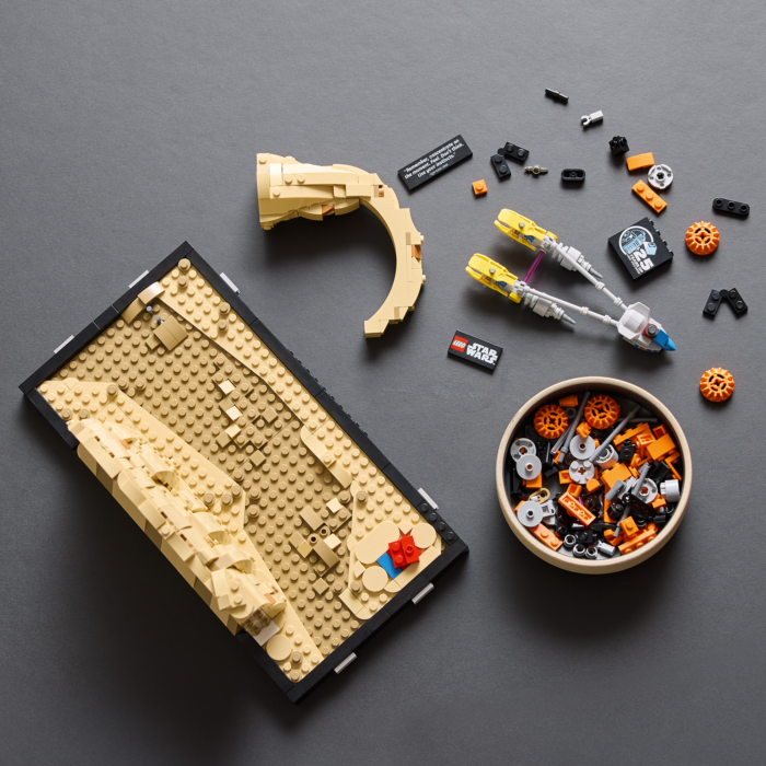 Lego Звездные войны Диарама Mos Espa Podrace