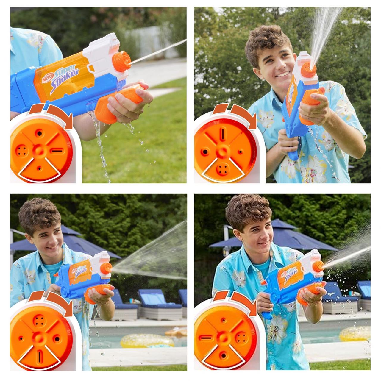 Бластер Супер Сокер Флип Филл Nerf Super