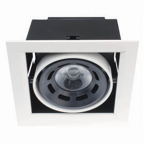 Свет-к DOWNLIGHT LED DD119 15W BLACK 5000K, фото 1