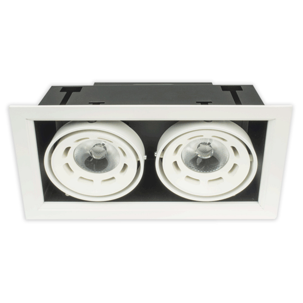 Свет-к DOWNLIGHT LED DD1218 2х10W WHITE 4500K