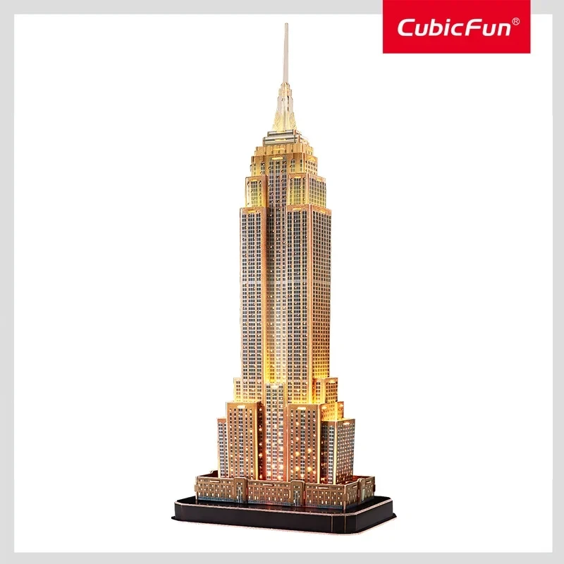 Эмпайр Стейт Билдинг с иллюминацией 3д пазл CubicFun