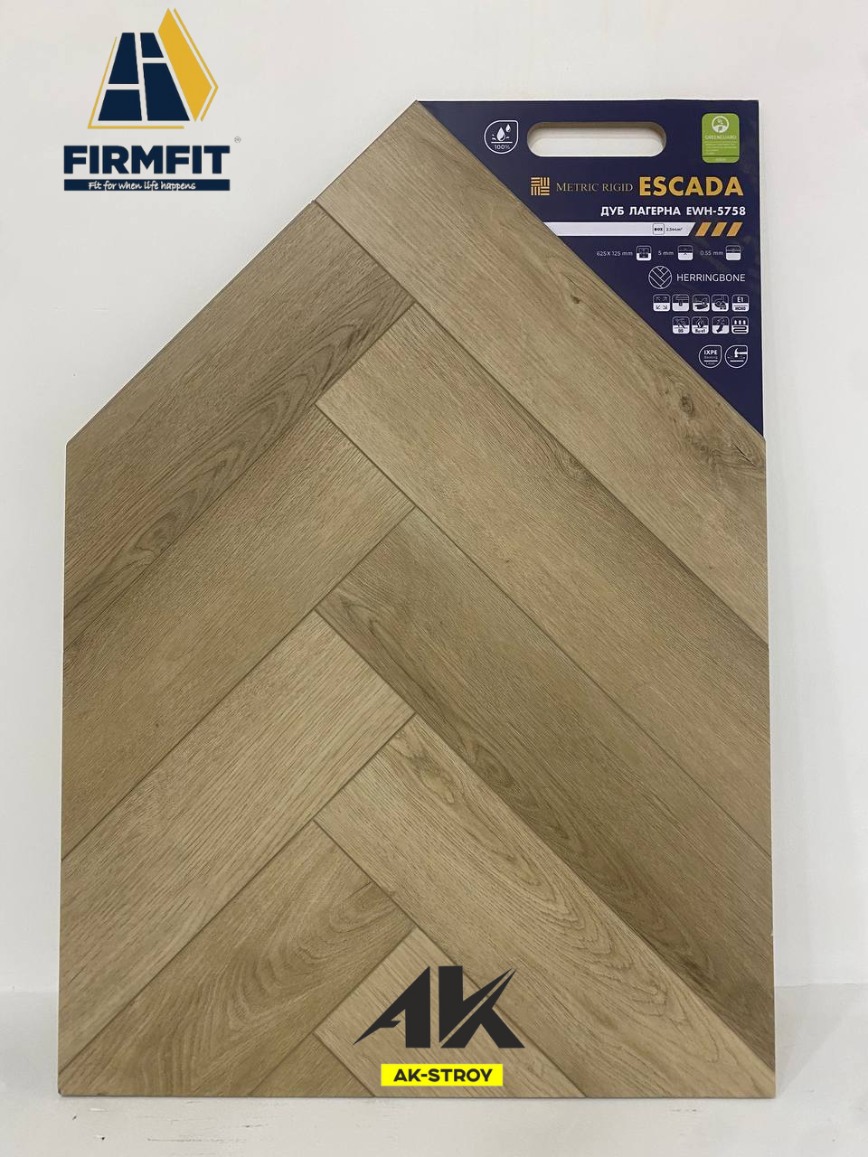 Ламинат SPC Metric Rigid Escada Дуб Лагерна