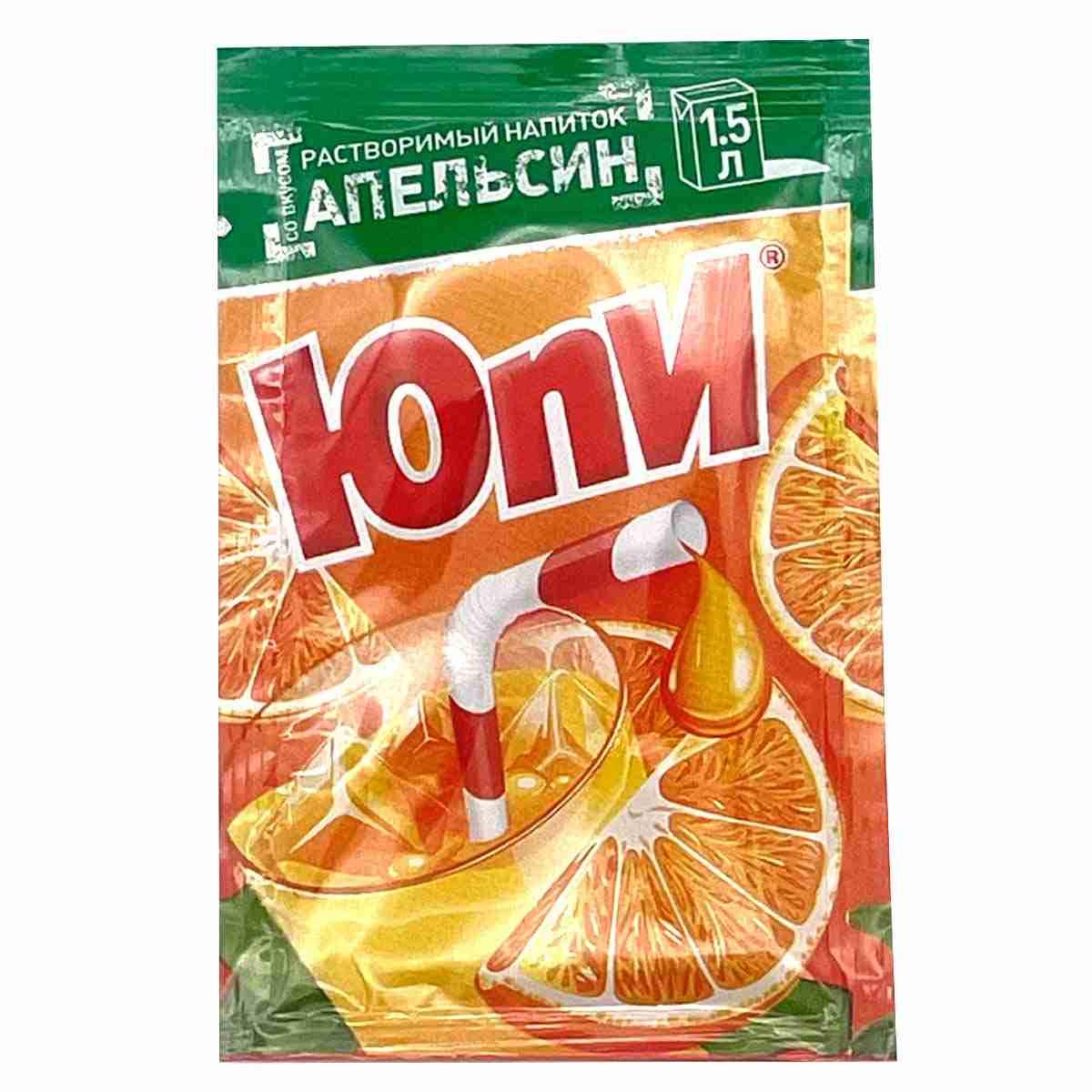 Растворимый напиток Yupi Апельсин 12 гр (24 шт в уп)