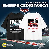 Oversize футболка "Тачки"