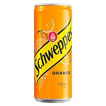 Schweppes Orange  (высокая банка) 330ml (24шт-упак) ПОЛЬША