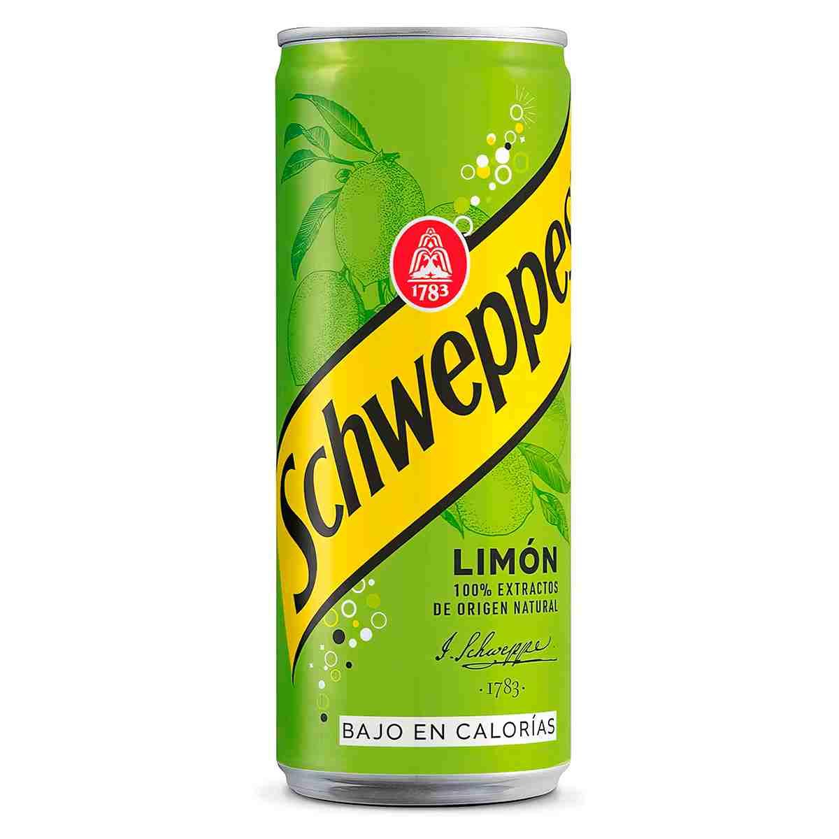 Schweppes Lemon  (высокая банка)330ml (24шт-упак)