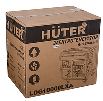 Электрогенератор дизельный LDG 10000LXА Huter, фото 6