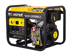 Электрогенератор дизельный LDG 5000LX Huter
