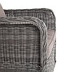 "Гляссе" кресло плетеное из искусственного ротанга, цвет графит, фото 3